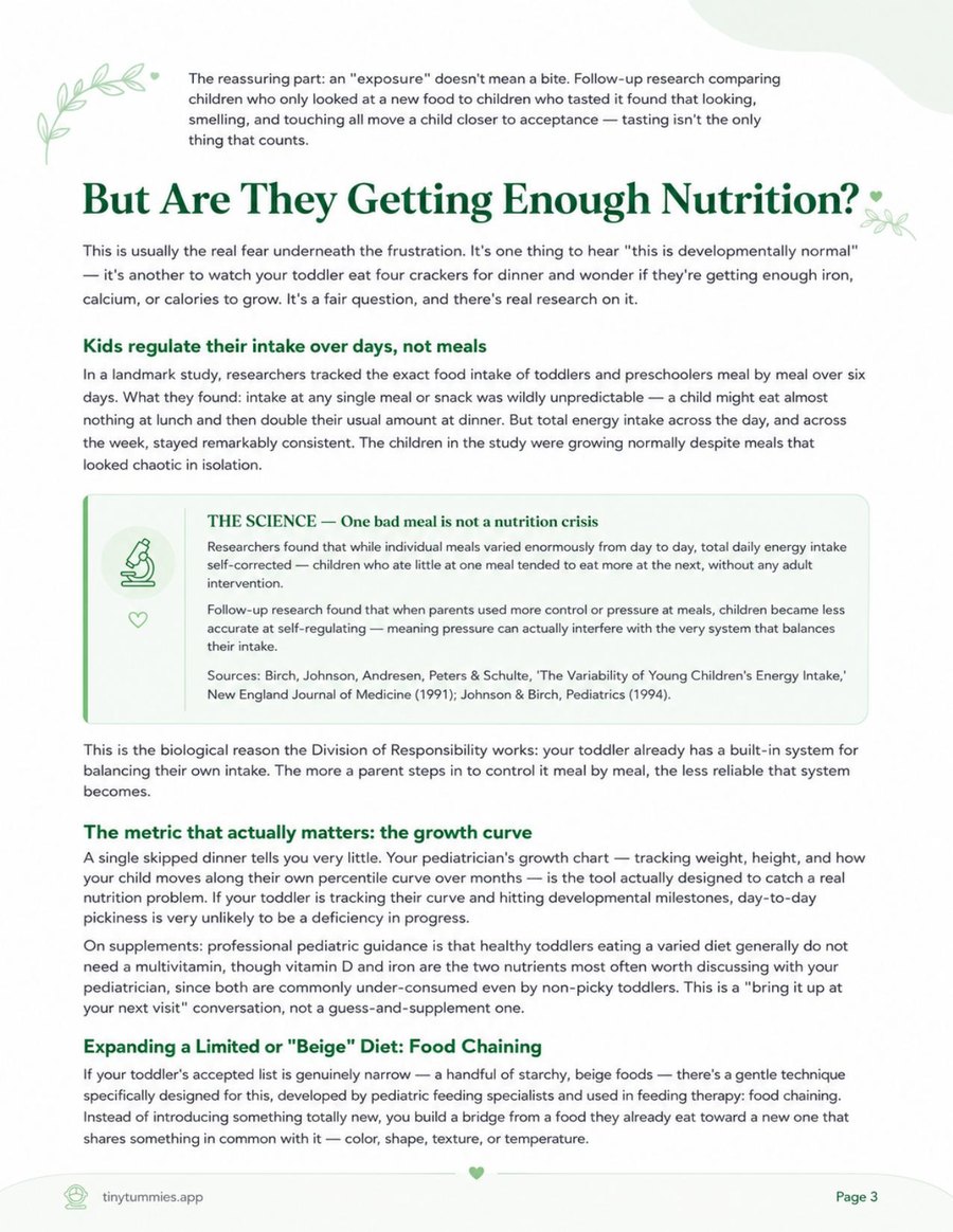 Guide page: But Are They Getting Enough Nutrition?